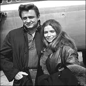 A Pciture Of Johnny Cash With His Wife, June Carter.