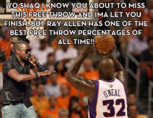 Kanye & Shaq